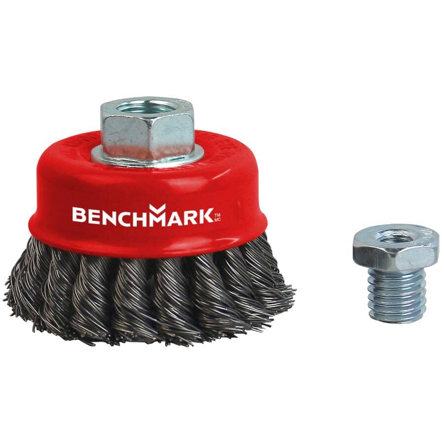 3" Knotted Wire Cup Brush