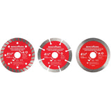 3 Piece Diamond Saw Blade Set