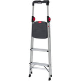 3 Step Aluminum Step Ladder, with High Handrail