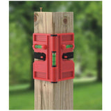 3 Vials Magnetic Adjustable Angles Post Level