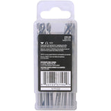 3/16" High Speed Steel Drill Bits - Silver, 10 Pack