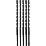 3/16" x 5.5" Tungsten Carbide Masonry Drill Bit - 5 Pack