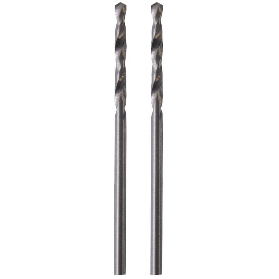 3/32" High Speed Steel Drill Bits - Silver, 2 Pack
