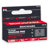 3/4" 23 Gauge Headless Pin Nails - 2000 Pack