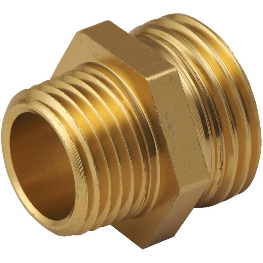 3/4" Hose Male x 1/2" IPS Male Aluminum Hose Connector
