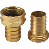 3/4" x 3/4" x 3/4" Aluminum Hose Coupling