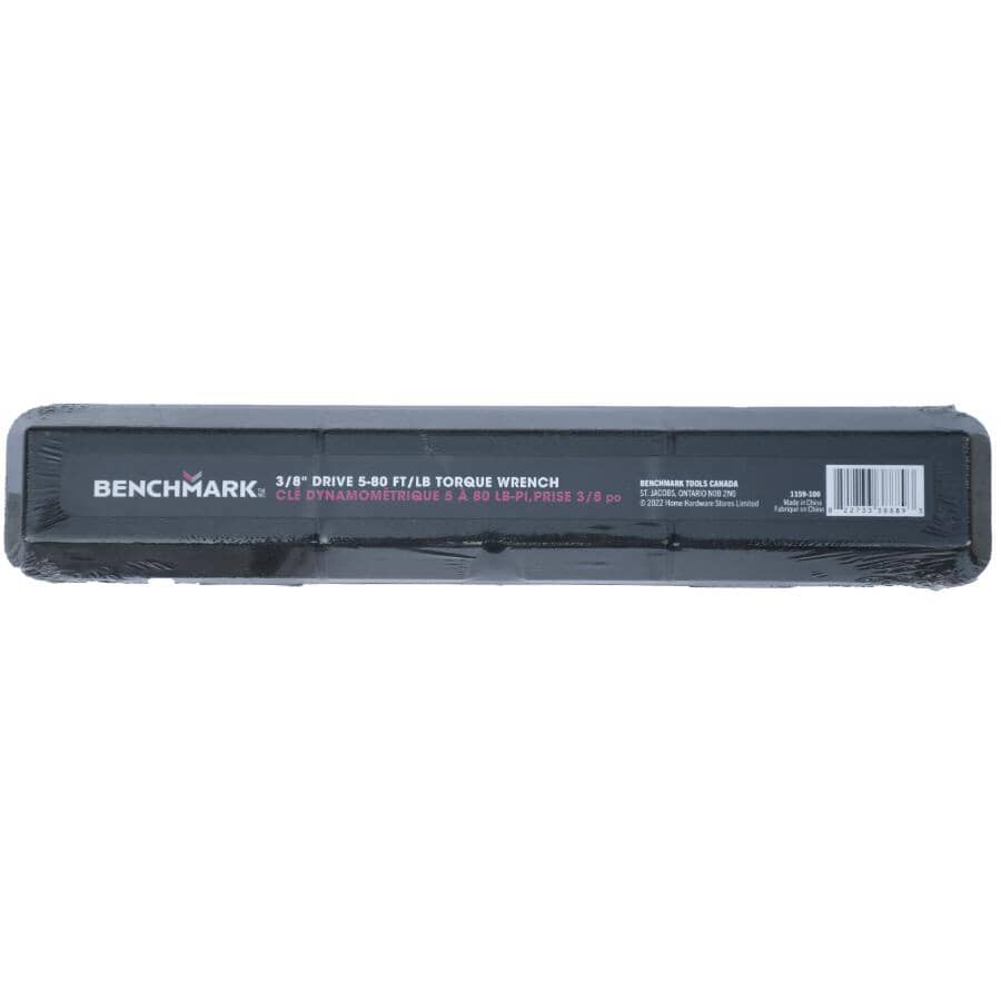 3/8" 5-80 ft. / lbs Drive Torque Wrench