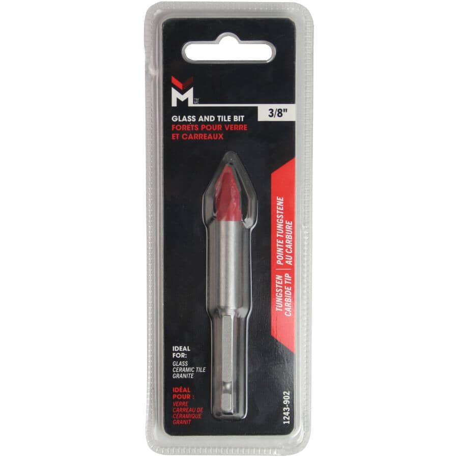 3/8" Glass & Tile Drill Bit