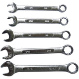 3/8" to 5/8" SAE Combination Wrench Set - 5 Piece