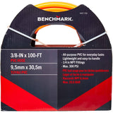 3/8" x 100' x 1/4" National Pipe Thread Orange PVC Air Hose