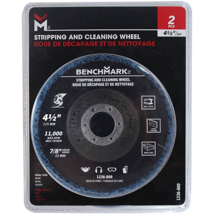 4-1/2" Rust / Paint Stripping Wheel - 2 Pack