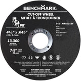 4-1/2" x 0.045" x 7/8" Metal Cut-Off Wheels - 25 Pack
