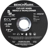 4-1/2" x 0.045" x 7/8" Metal Cut-Off Wheels - 10 Pack