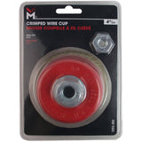 4" Crimped Wire Cup Brush