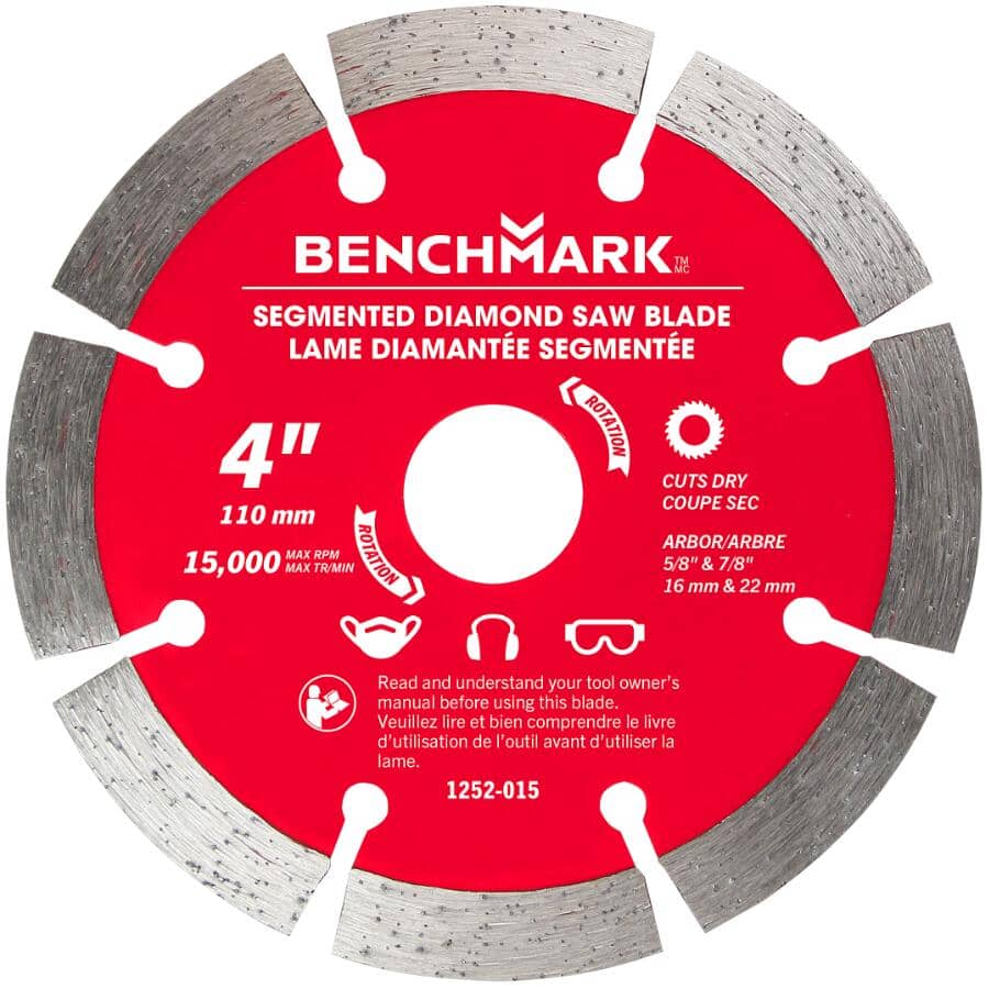 4" Diamond Assorted Blades Set - 3 Pack