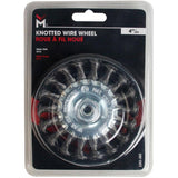 4" Knotted Wire Wheel Brush