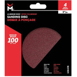 4 Pack 5" 100 Grit Pressure Sensitive Adhesive Sanding Discs