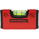 4" 1 Vial Pocket Size Magnetic Aluminum Box Level