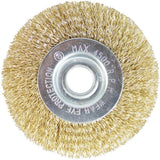 4" x 1/2" x 1/2" Coarse Buffing Wire Wheel