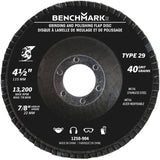 40 Grit 4-1/2" x 7/8" Flap Disc Wheel - 5 Pack