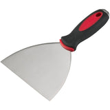 5" Flexible Wall Scraper - with Ergonomic Grip Handle