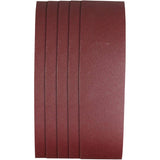 5 Pack 3" x 24" 120 Grit Aluminum Oxide Belts