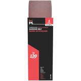 5 Pack 3" x 24" 120 Grit Aluminum Oxide Belts
