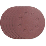 5 Pack 4.5" 120 Grit Aluminum Oxide Hook and Loop Sanding Discs