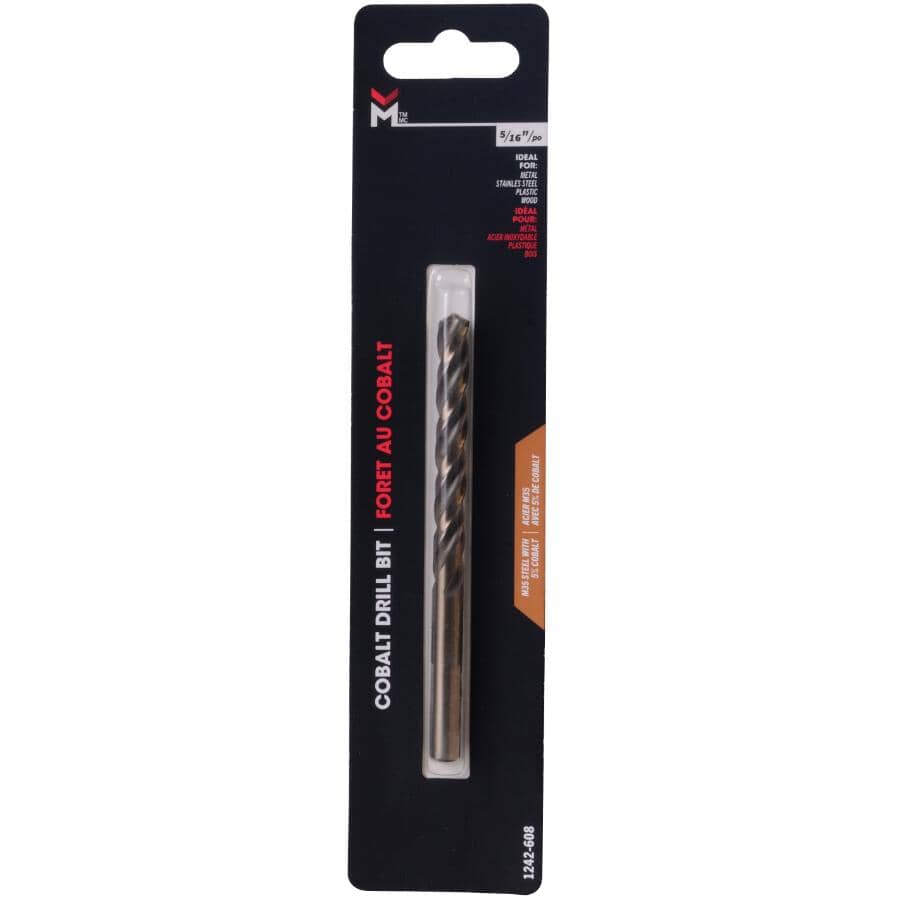 5/16" Cobalt Drill Bit - 3 Flute