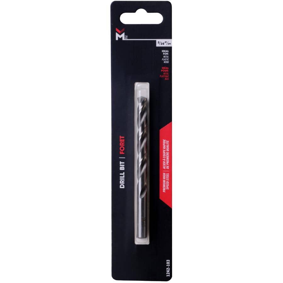 5/16" High Speed Steel Drill Bit - Silver