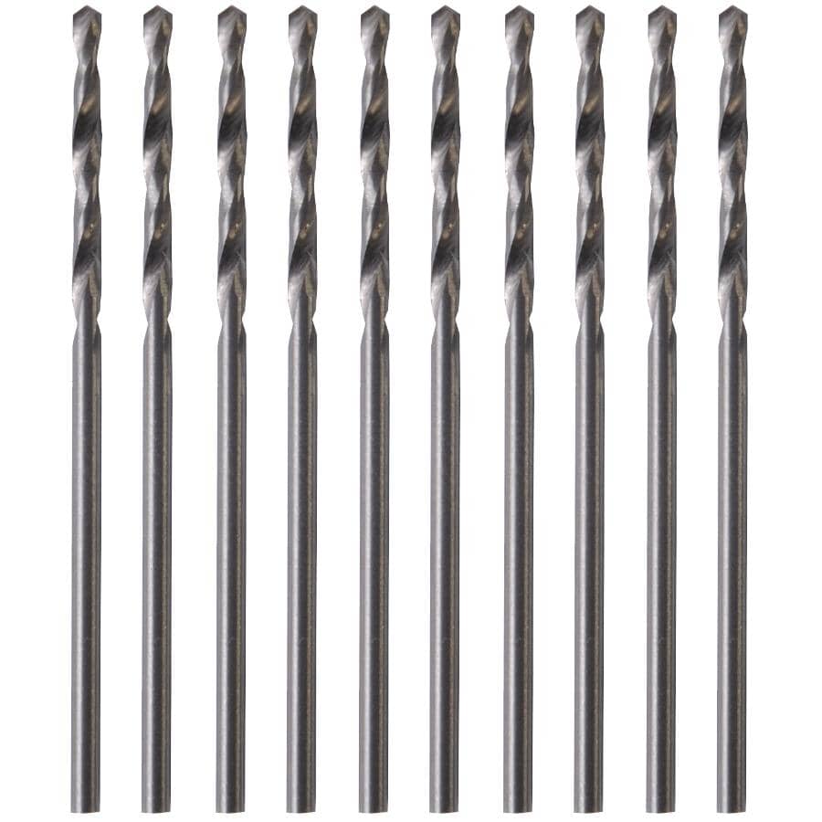 5/64" High Speed Steel Drill Bits - Silver, 10 Pack