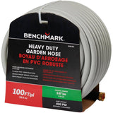 5/8" x 100' Heavy Duty PVC Garden Hose