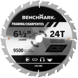 6-1/2" 24 Tooth Carbide Circular Saw Blade
