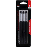 6" #2 Square Power Bits - 5 Pack