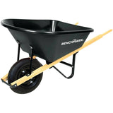 6 Cu. Ft Poly Tray Wheelbarrow