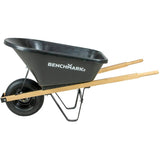 6 Cu. Ft Poly Tray Wheelbarrow