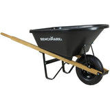 6 Cu. Ft Poly Tray Wheelbarrow