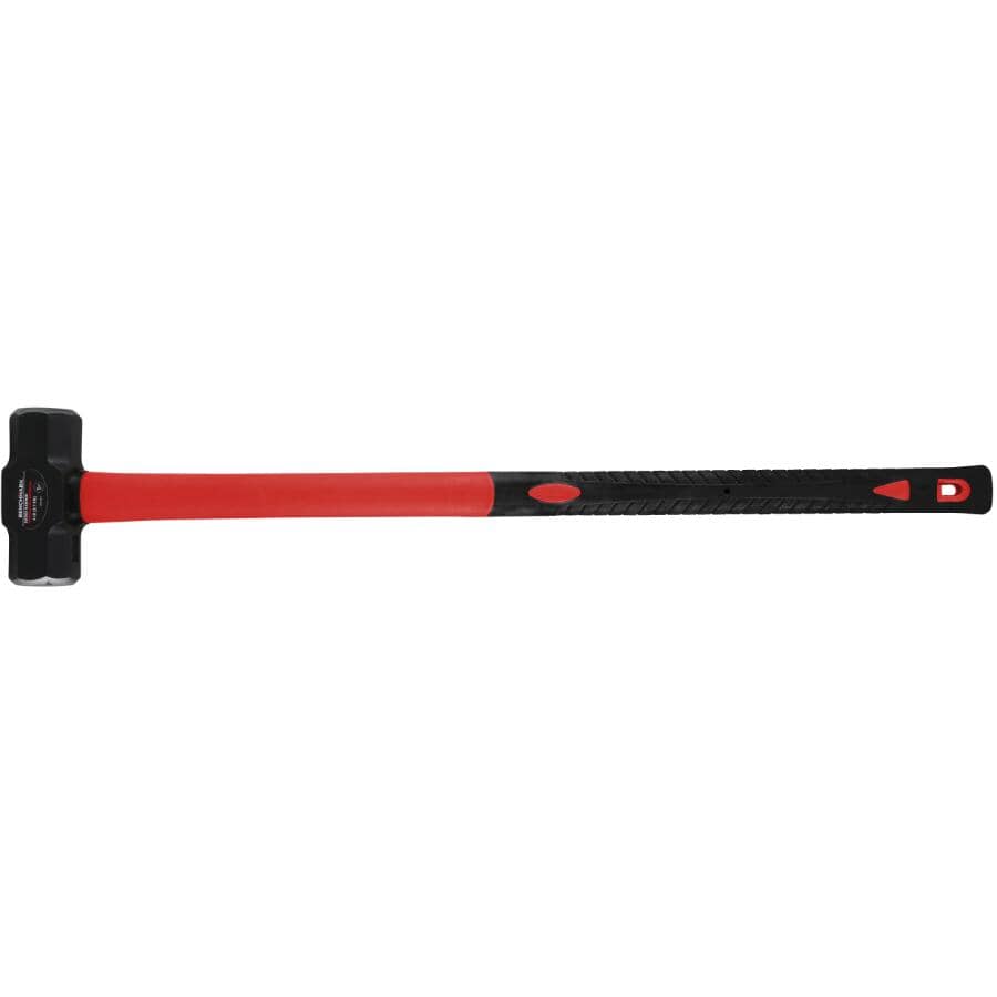 6 lb Double Face Sledge Hammer - with Fiberglass Handle