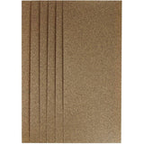 6 Pack 9" x 11" 1/3 Sheet 100 Grit Aluminum Oxide Sandpaper