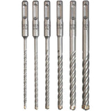 6" SDS PLUS Drill Bit Set - 6 Piece