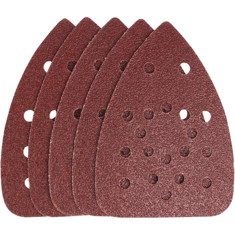 60 Grit Finish and Detail Sandpaper - Aluminum Oxide, 5 Pack
