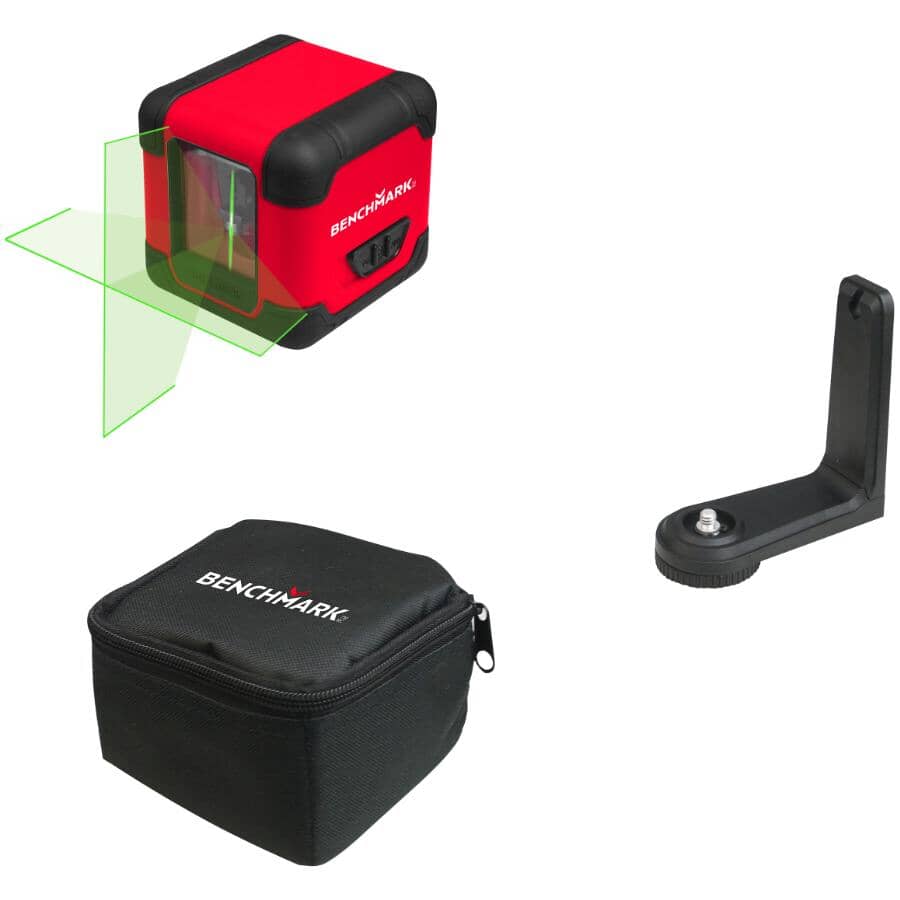 65' Self Leveling Cross-Line Laser Level - with Case