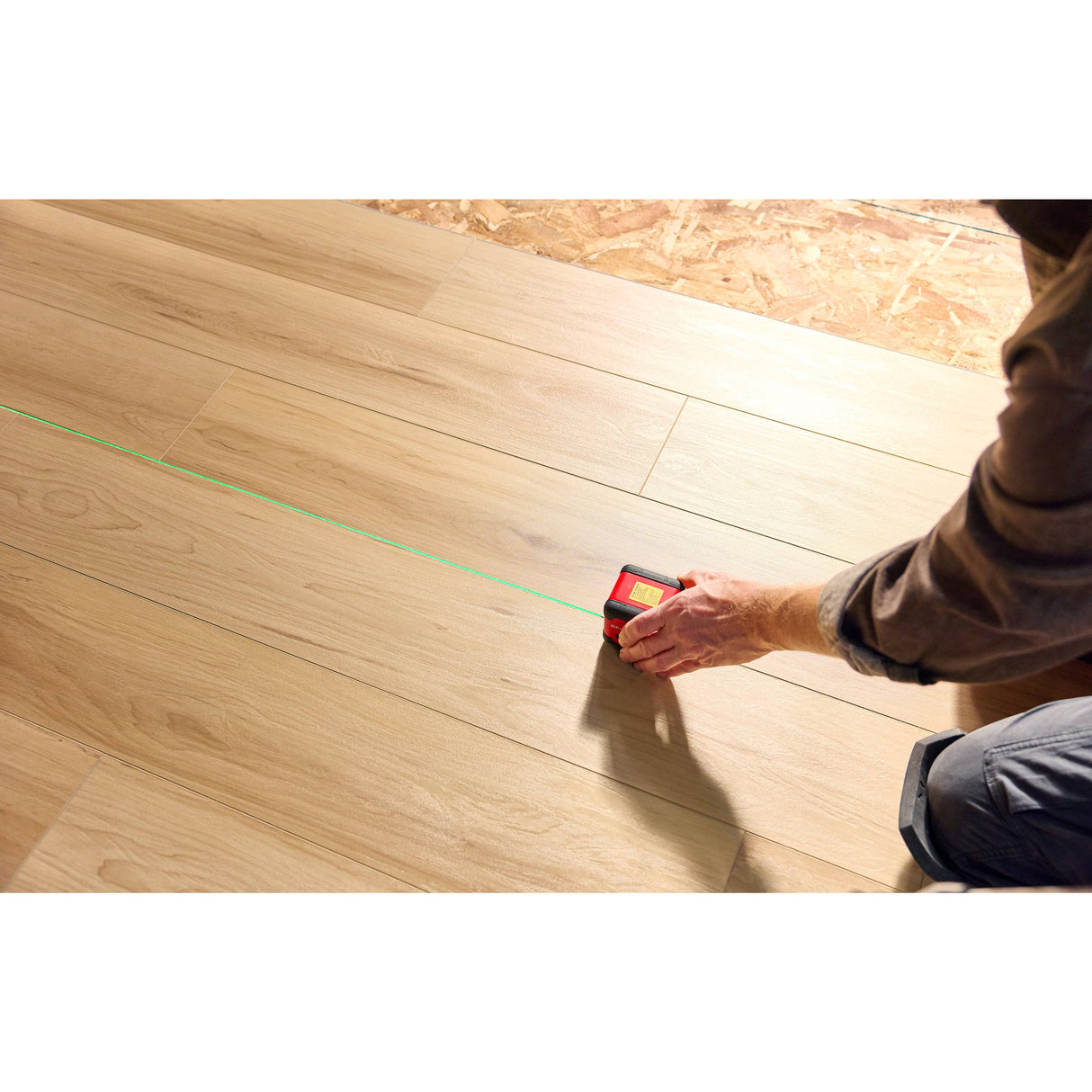 65' Self Leveling Cross-Line Laser Level - with Case