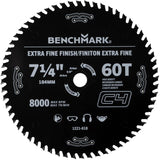 7-1/4" 60 Tooth Premium Carbide Circular Saw Blade