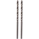 7/64" Cobalt Drill Bits - 2 Pack