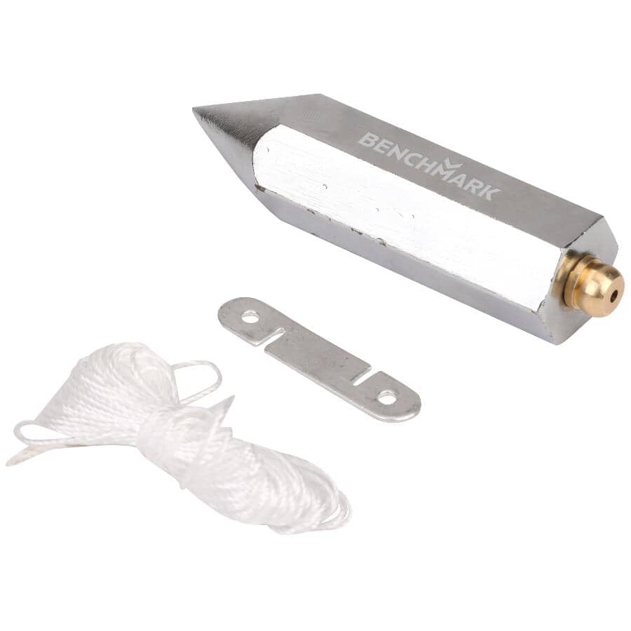 8 oz Steel Hex Shaped Plumb Bob