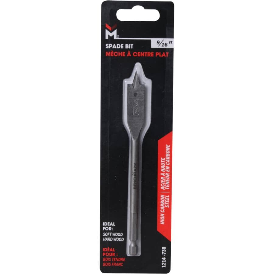 9/16" x 6" Spade Bit