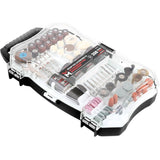 All Purpose Rotary Tool Accessory Kit - with Case, 208 Piece