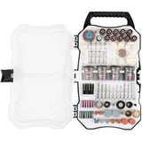 All Purpose Rotary Tool Accessory Kit - with Case, 208 Piece