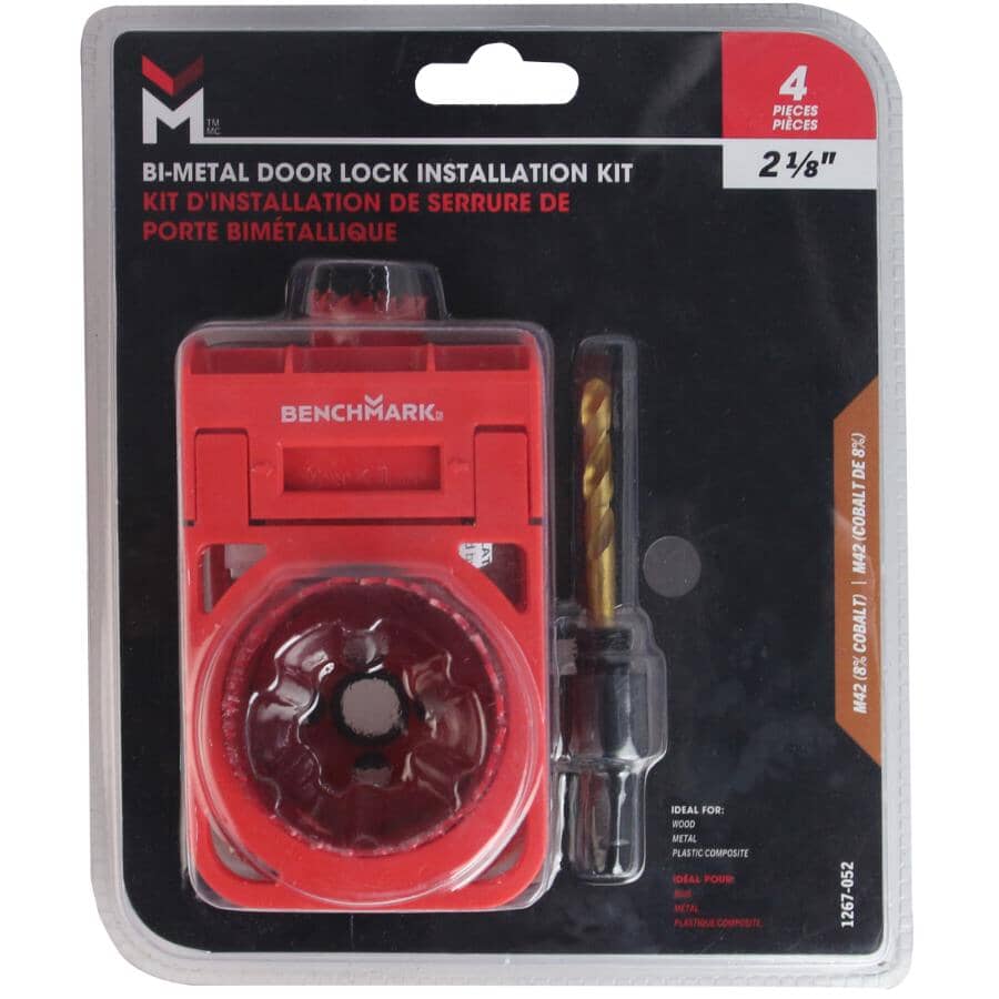Bi-Metal Door Installation Lock Kit - 4 Piece